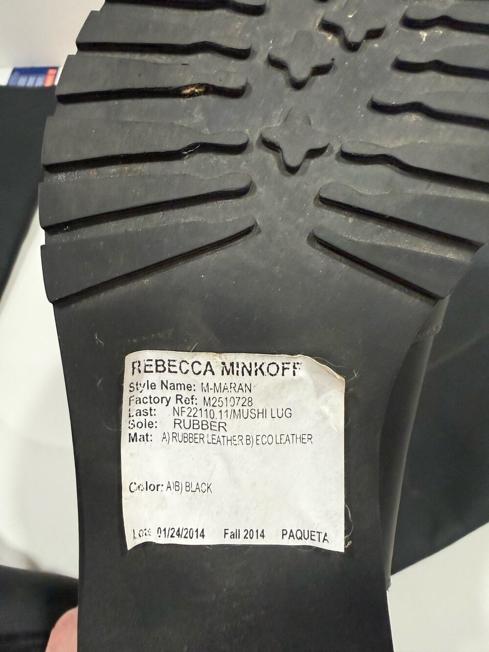 NWOB Rebecca Minkoff M-MARAN Black Boots Women's 7 Fall 2014